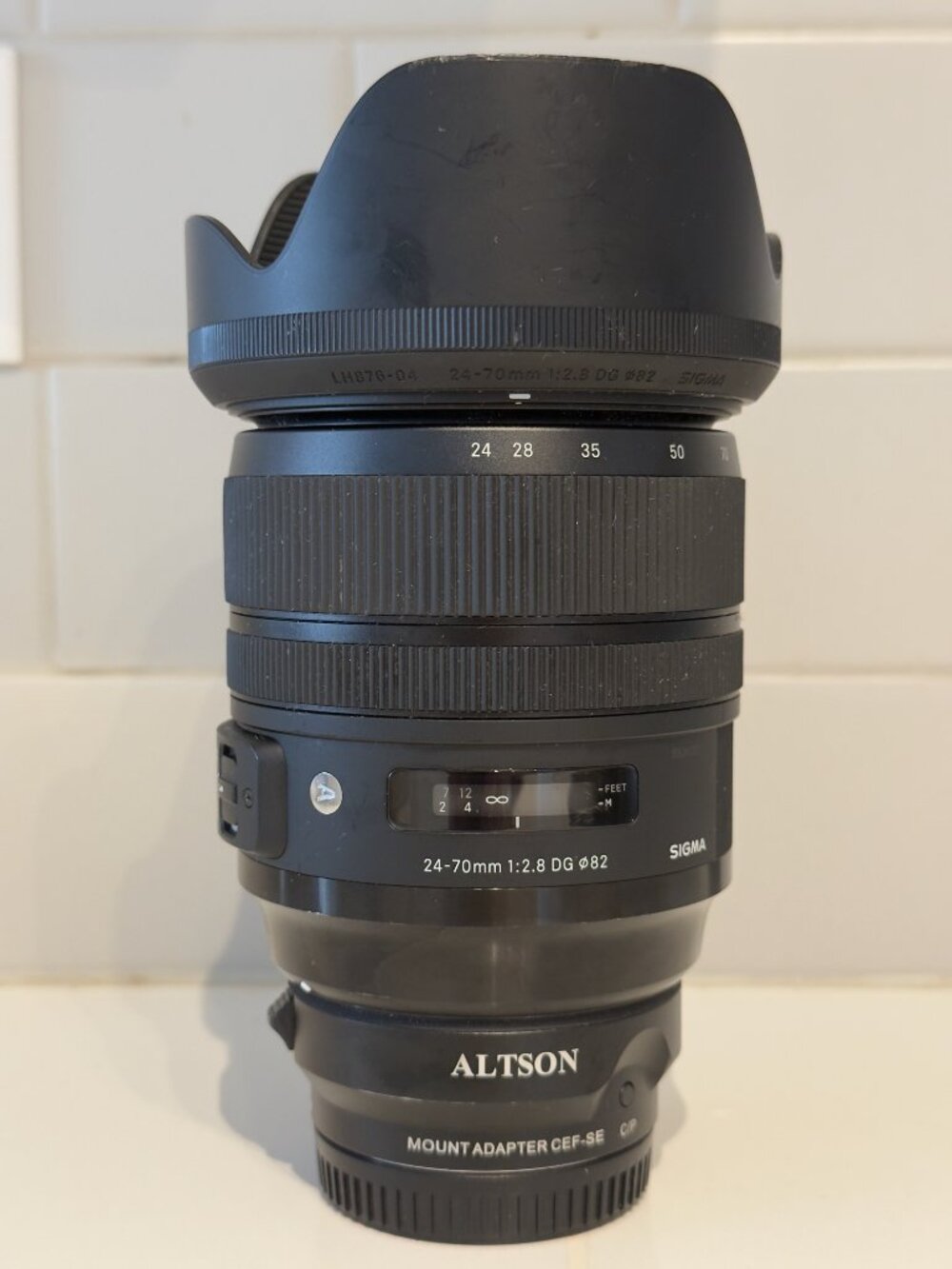 Sigma 24-70mm f/2.8 Art Canon EF Lens + MC-11 Sony E Adapter
